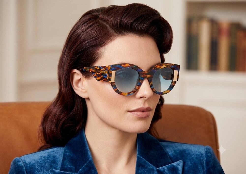 New Face A face Kakemo 1 blue tiziano sunglasses hand made Italy